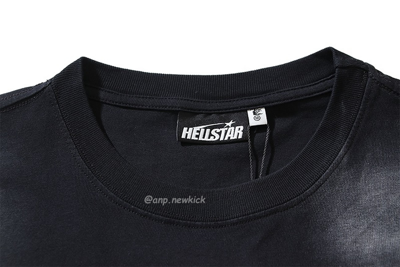 Hellstar Classic T Shirt Black White Fw23 (6) - newkick.app